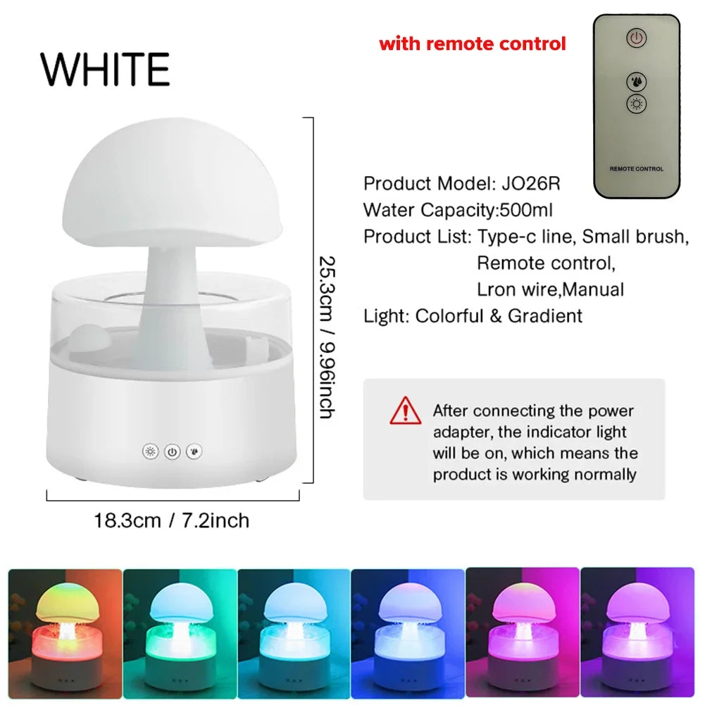 aesthetic humidifier with mushroom design and USA fast shipping