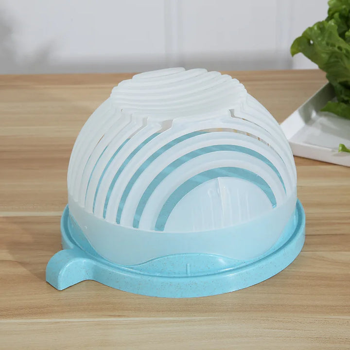 1PC Vegetable Salad Cutter Cutting Bowl Chopper for Vegetable SliceCut Fruit Salad Kitchen Tools Accessorie Gadgets Kitchen Item