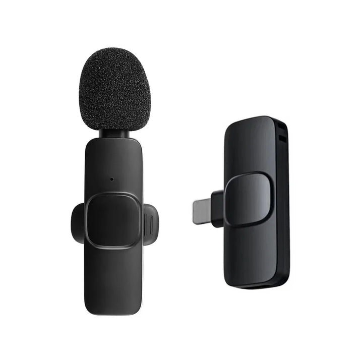 Wireless Lavalier Microphone Audio Video Recording Mini Mic For iPhone Android Laptop Live Gaming Mobile Phone Microphone