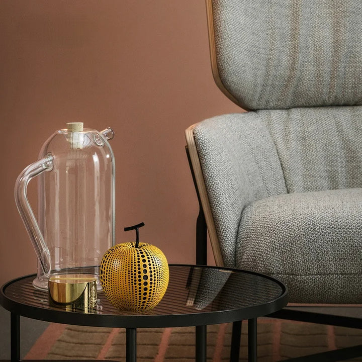 modern blue pumpkin ornament for fall