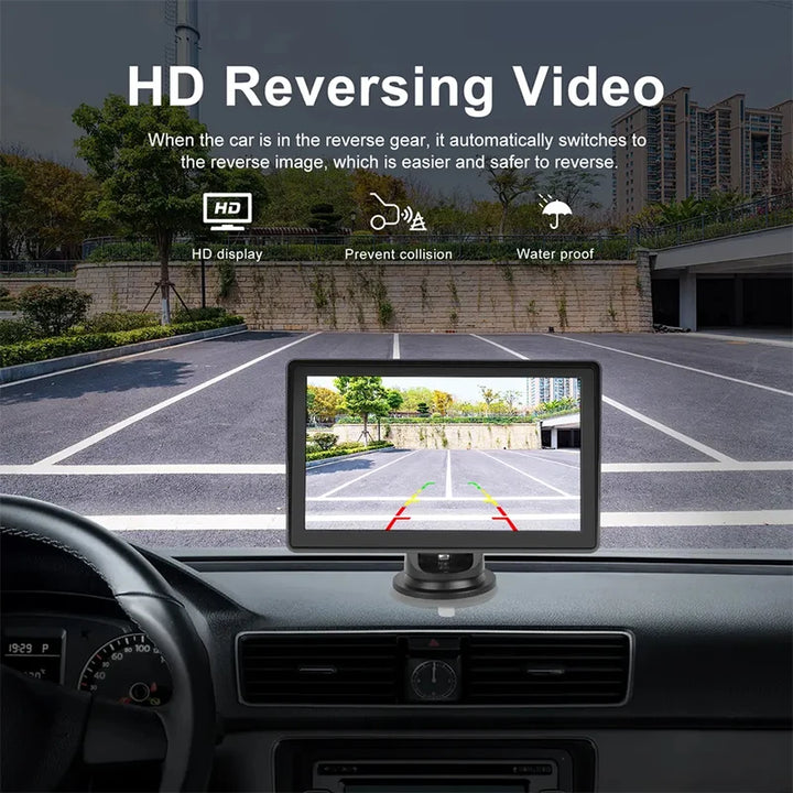 Wireless 7Inch Car Radio Automotive multimedia Carplay Android Auto GPS Navigation Rear View Camera BT AUX For Car Display