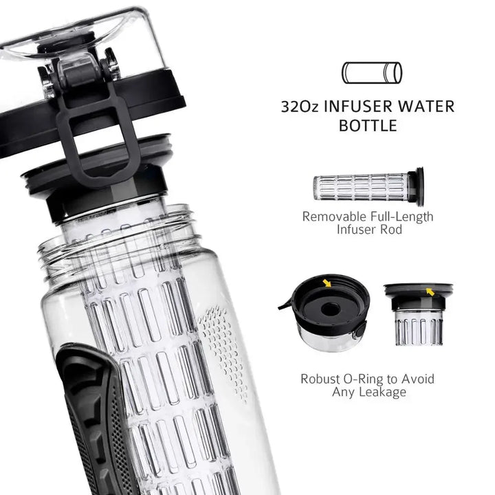 BPA Free Fruit Infuser Water Bottle Juice Shaker Sports Lemon Water Bottle Fitness Sport Fruit Drinking Bottles for Girl
