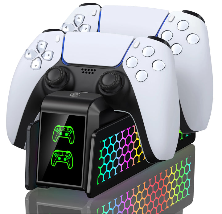 Bee's Nest For PS5/PS5 Slim/PS5 PRO BEBONCOOL FC401 Dual Fast Controller Charger For PS5 DualSense/DualSense Edge Gamepad