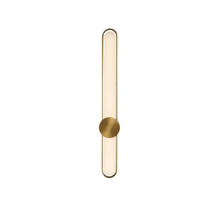 "contemporary led wall sconce black matte finish"