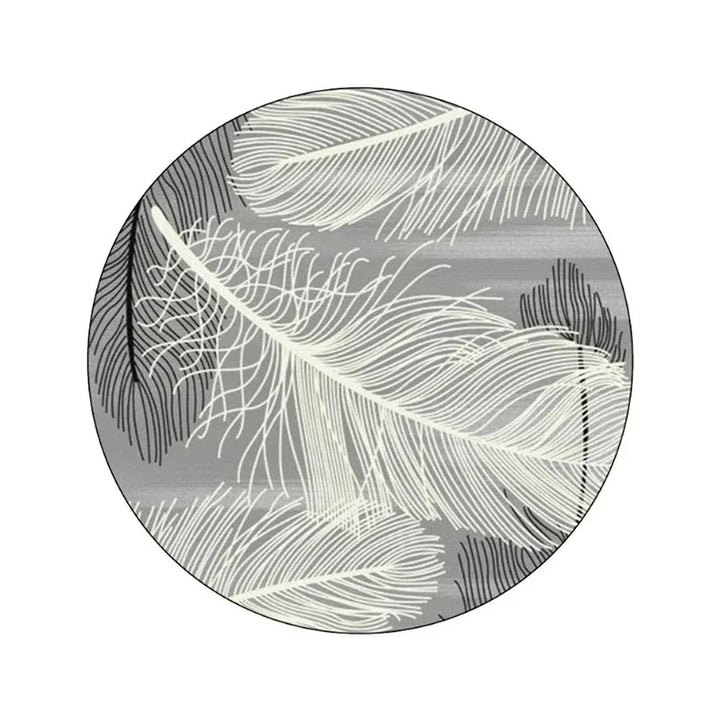 decorative circle rug for boho interiors
