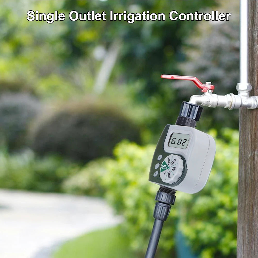 Multiple Program Digital Clock Irrigation Timer Intelligent Dial Controller Automatic Garden Watering Timer LCD Screen
