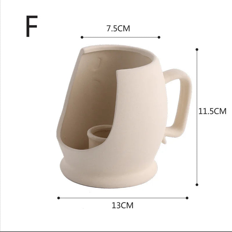 minimalist large vase for pampas grass