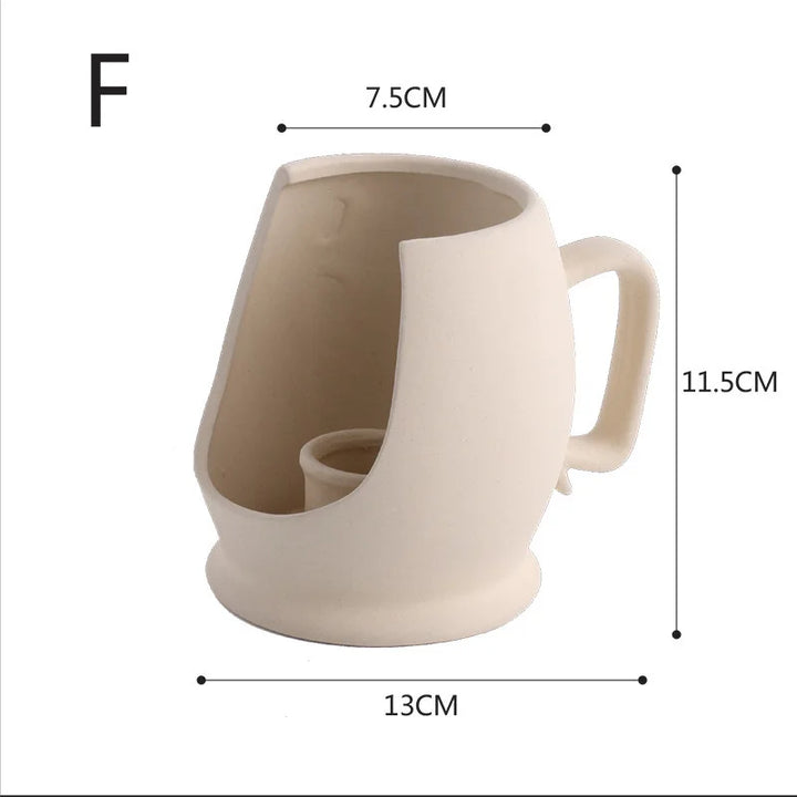 minimalist large vase for pampas grass