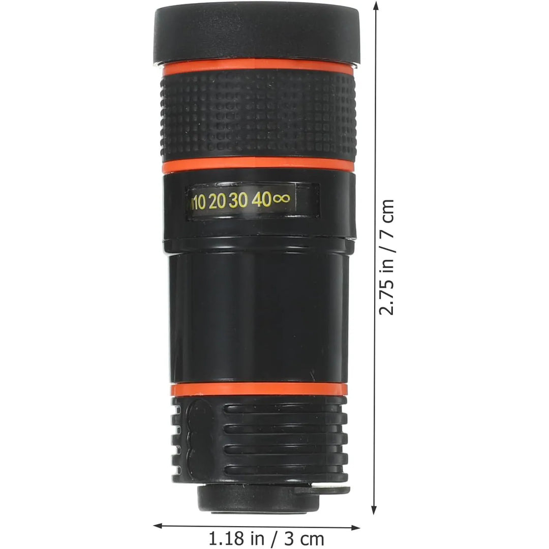 8X Zoom Telephoto Lens Universal Clip On Lens Monocular Telescope Compatible For Smartphones Lente Para Celular