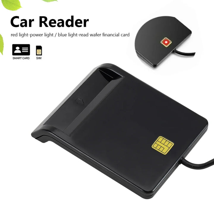 USB Smart Card Reader for Bank Card IC/ID EMV DNIE ATM CAC SIM Card Cloner Connector Card Reader for Windows 7 8 10 for Linux OS