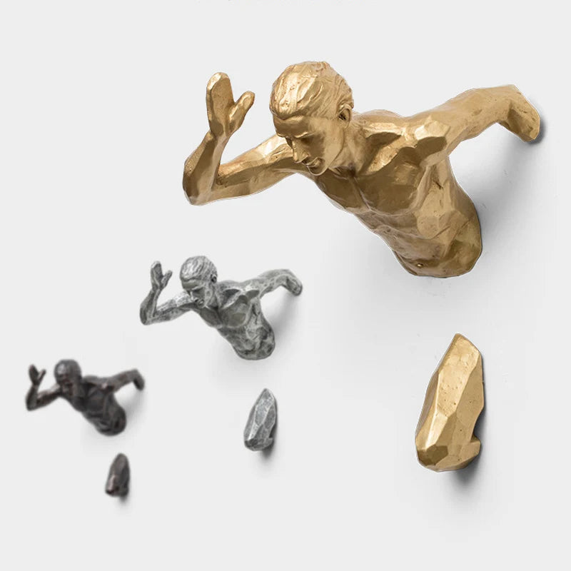 modern athletic runner sculpture for home