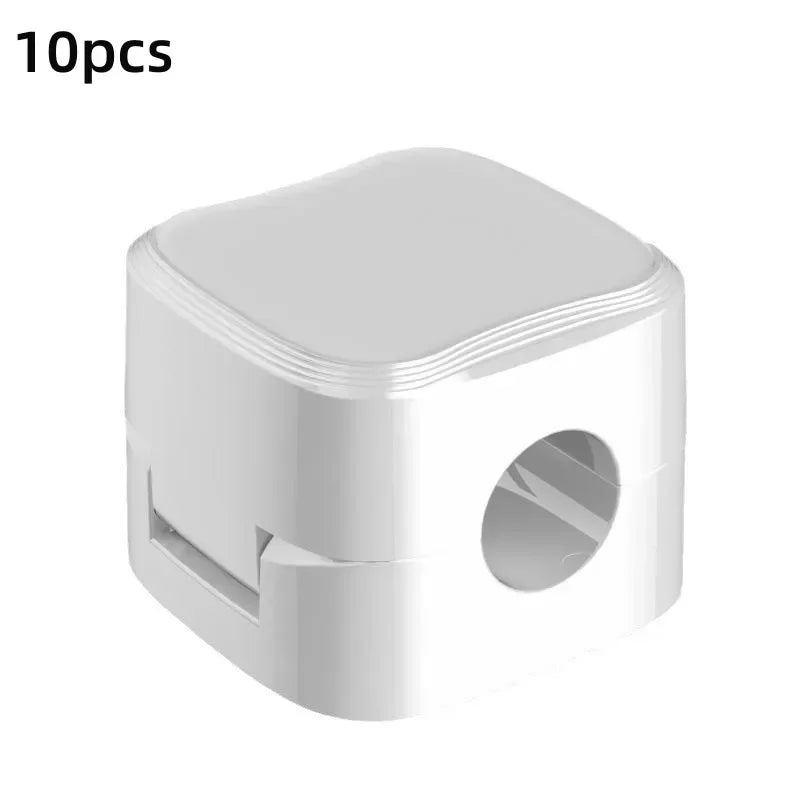 5/10 PCS Magnetic Cable Clips Cable Smooth Adjustable Cord Holder Under Desk Cable Management Wire Keeper Cable Organizer Holder