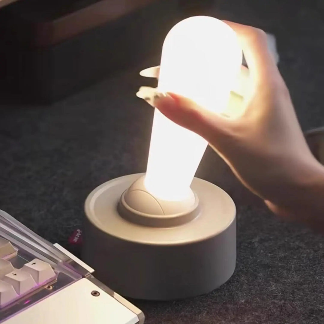 Creative Nights Light Desk Lamp Desktop Joystick Indoor Bedroom Bedside USB Atmosphere Light Room Charging LED Desk Lamps