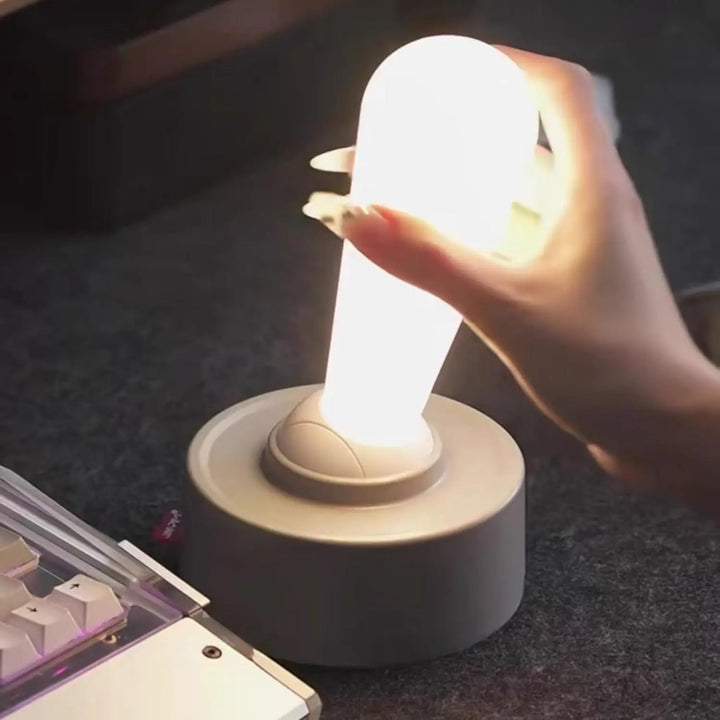 Creative Nights Light Desk Lamp Desktop Joystick Indoor Bedroom Bedside USB Atmosphere Light Room Charging LED Desk Lamps