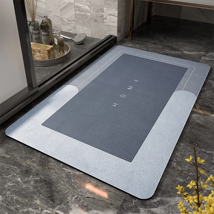 safe bath mat with soft cushion feel