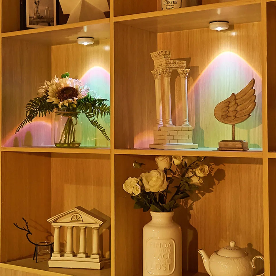 wireless closet light push button