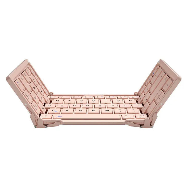 Bow Wireless Folding Keyboard Touchpad Numeric Pad Rechargeable Foldable Bluetooth Keyboard Tablet Ipad Convenient Keyboard