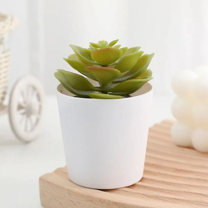 "artificial mini fake succulent plants bulk pack"
