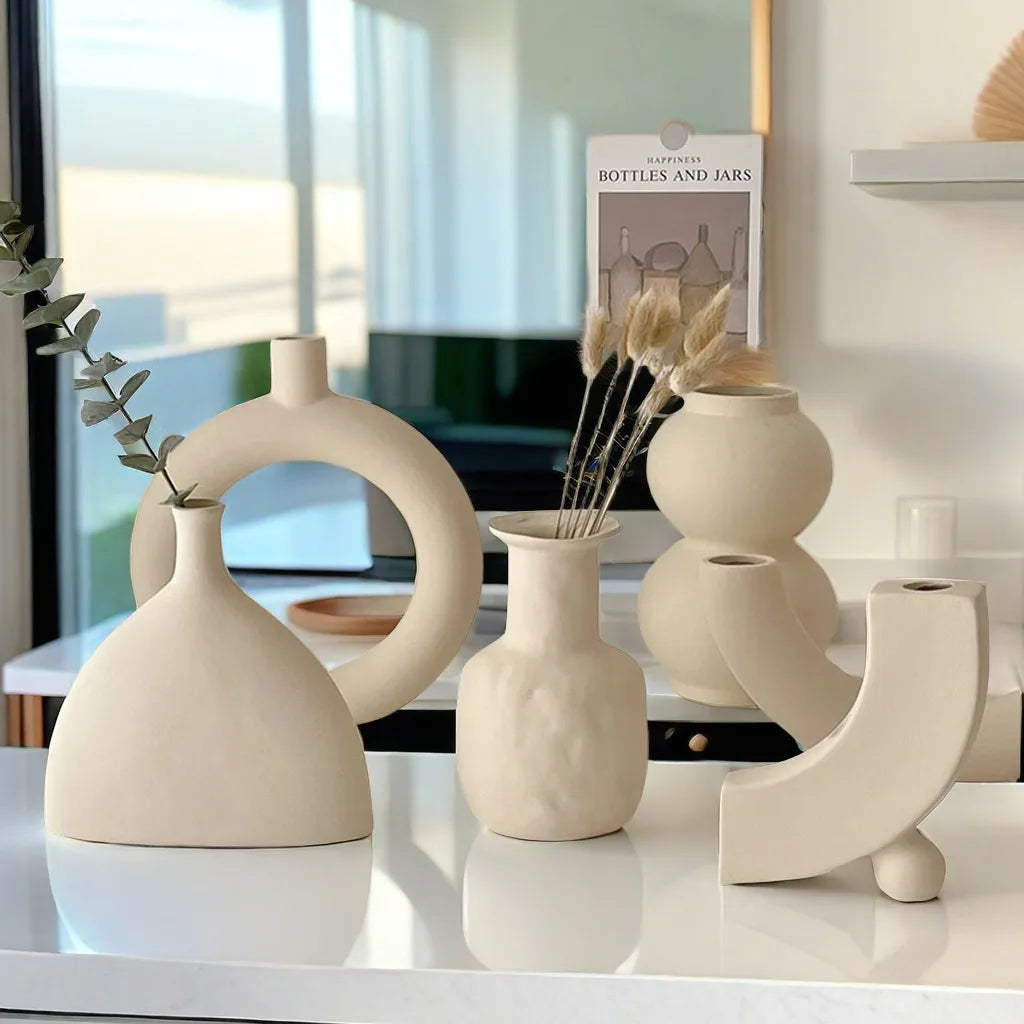 ceramic vase large for modern home decor
