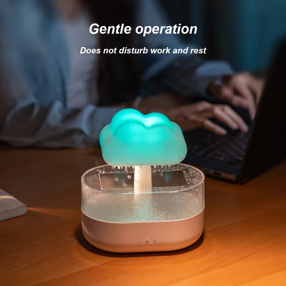 small room humidifier with LED night light
