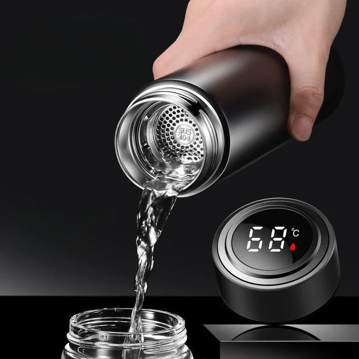 500Ml Thermos Bottle Smart Cup with LED Temperature Digital Display 304 Stainless Steel Vacuum Insulated Intelligent Coffee Cup