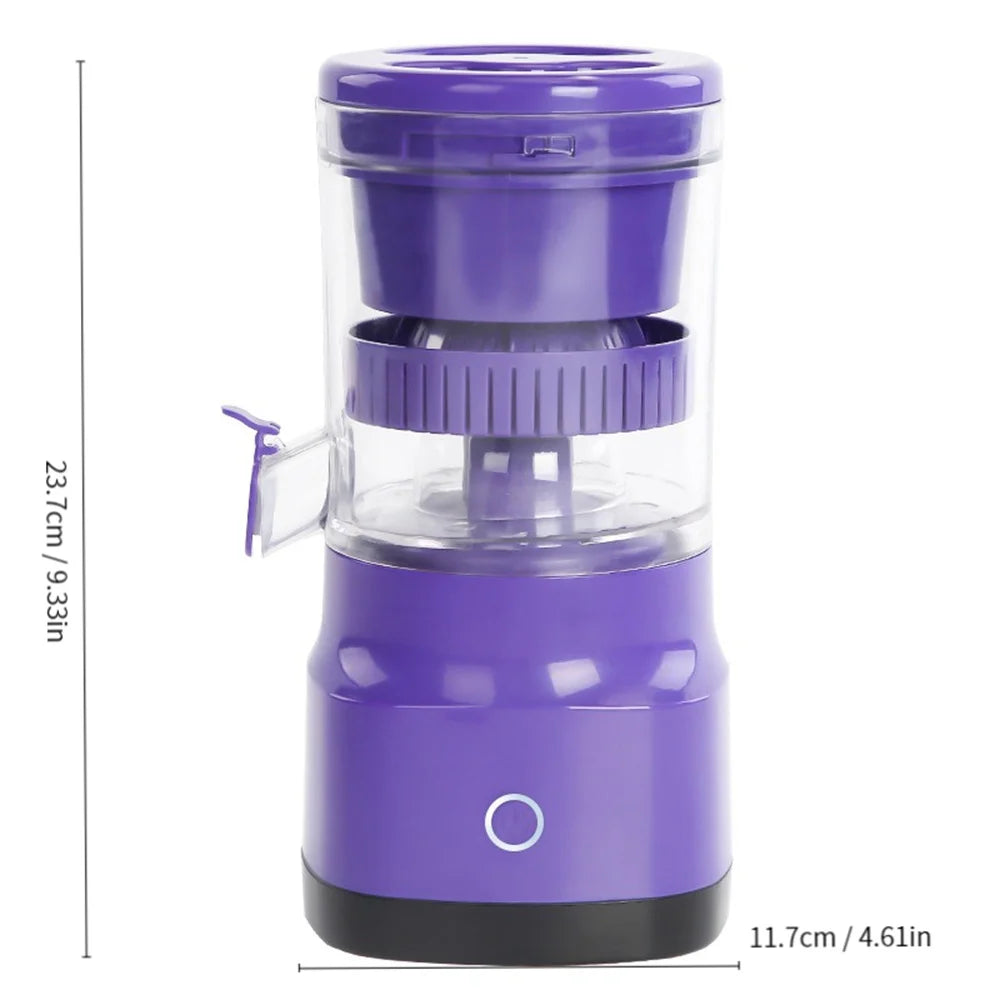 CAUKINS Electric Orange Juicer Lemon Juicer Squeezer Usb Rechargeable Citrus Juicer Machines Usb Rechargeable Portable Blender