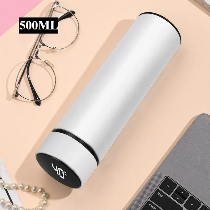 500Ml Thermos Bottle Smart Cup with LED Temperature Digital Display 304 Stainless Steel Vacuum Insulated Intelligent Coffee Cup