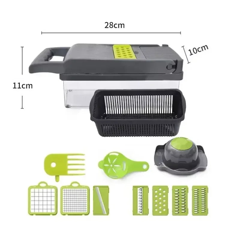 Vegetable cutting artifact multi-functional carrot diced potato shredder grater kitchen household anti-cut hand wipe slice