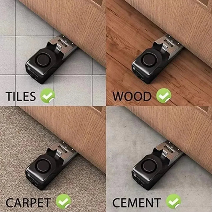 door stop alarm for home security