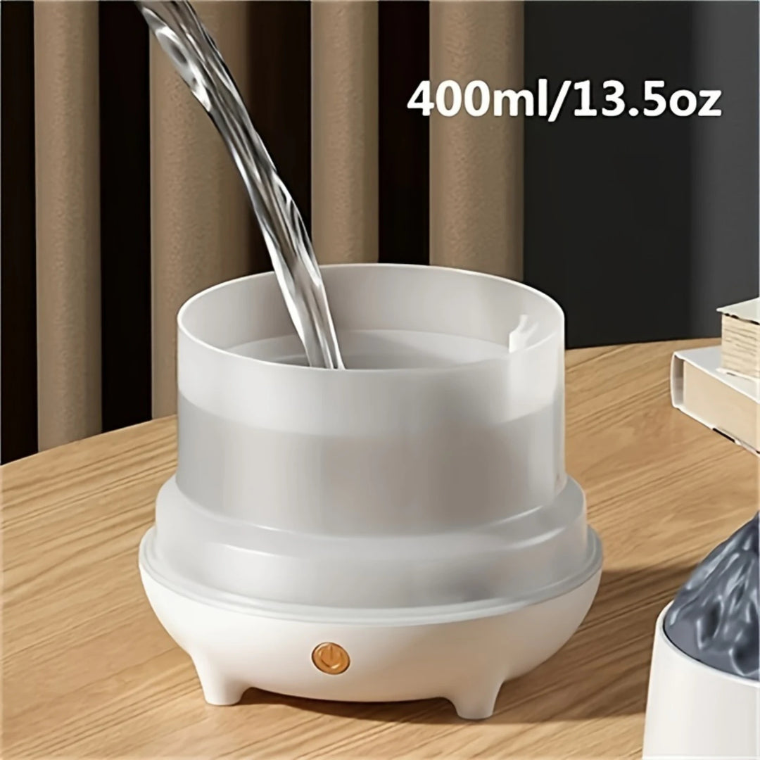 essential oil humidifier with fire effect