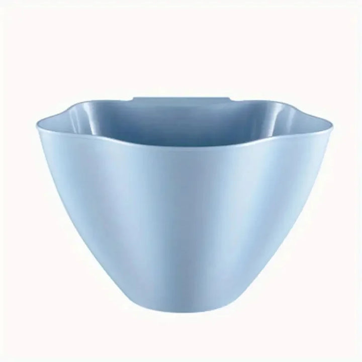1pc Hanging Kitchen Waste Bin, Plastic Over Cabinet Garbage Bowl, 2L/0.52gal Trash Can For Food Scraps Collection, Space Saving,