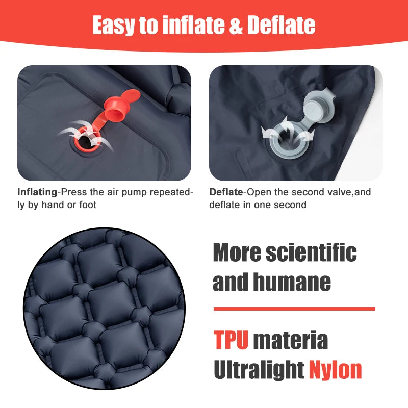 compact sleeping pad with extra cushioning for hip support USA first shipping