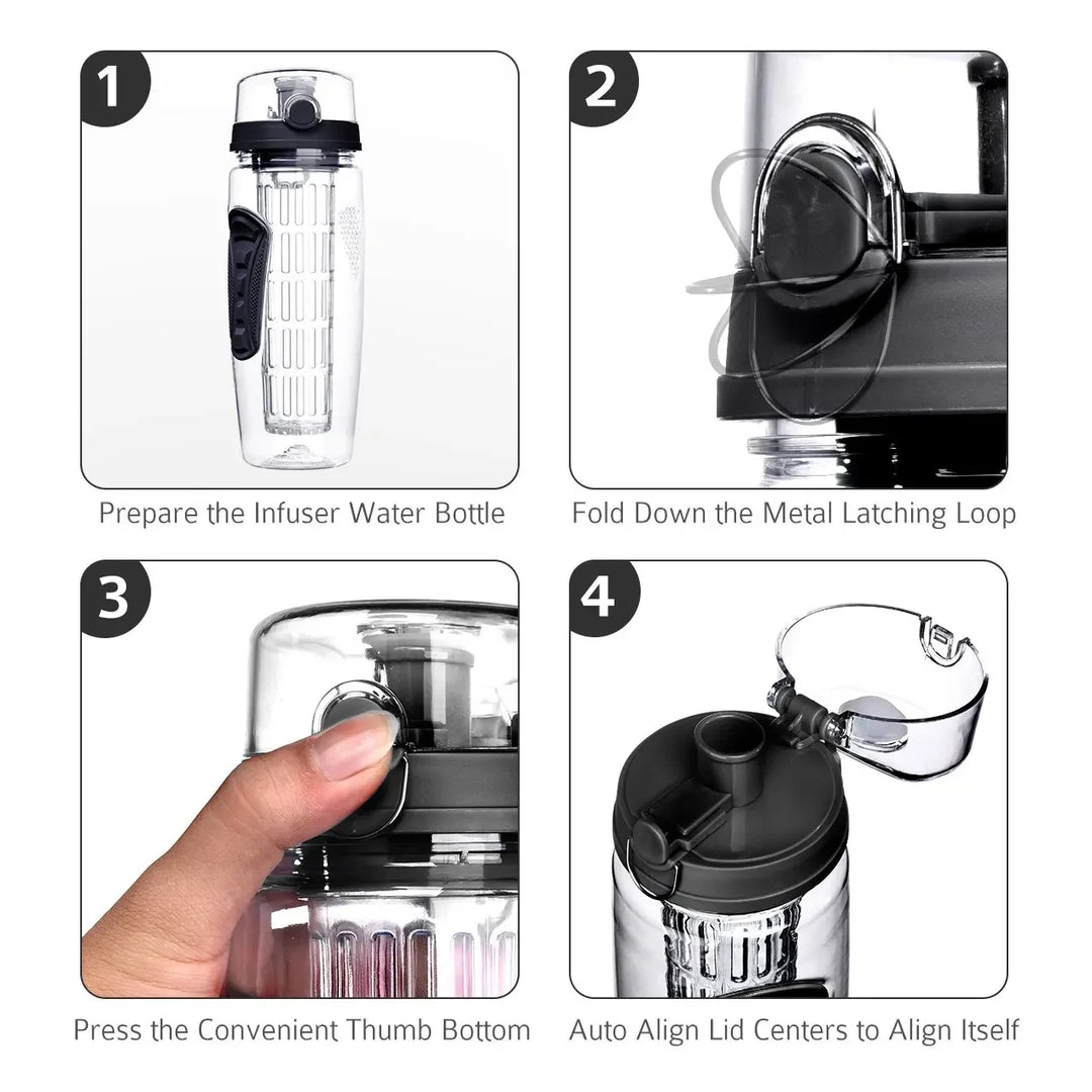 BPA Free Fruit Infuser Water Bottle Juice Shaker Sports Lemon Water Bottle Fitness Sport Fruit Drinking Bottles for Girl