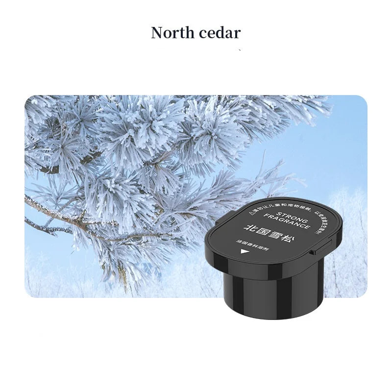 New Smart Car Air Freshener Rechargeable Car Aroma Diffuser Cloud Mist with Sound Pickup Lamp RGB Light for Automotive Interior
