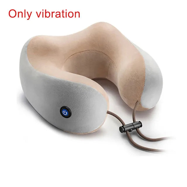 Electric Neck Massager Vibration U Shaped Pillow Multifunctional Shoulder Cervical Massager Heating  Relax Massage Pillow