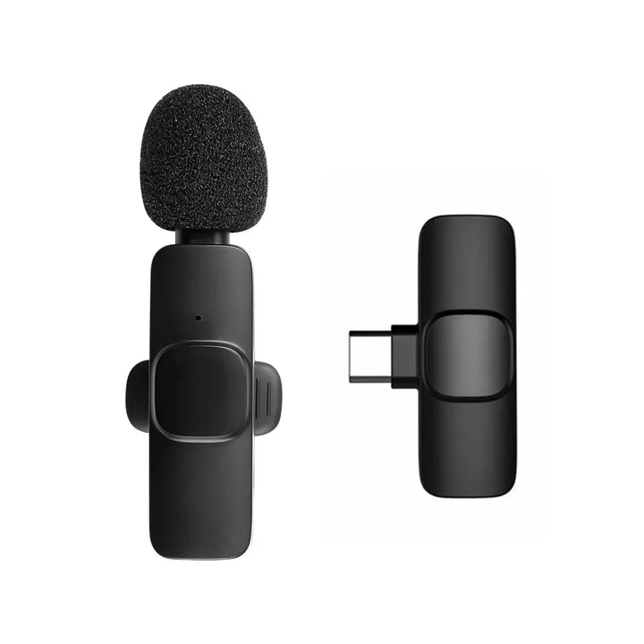 Wireless Lavalier Microphone Audio Video Recording Mini Mic For iPhone Android Laptop Live Gaming Mobile Phone Microphone