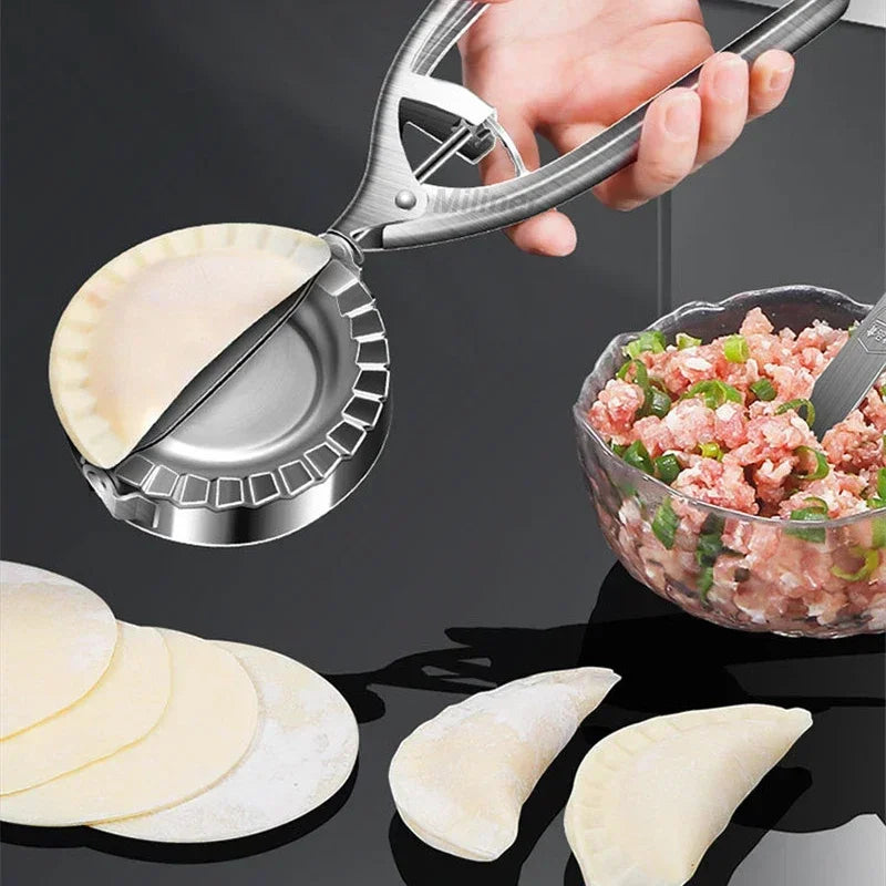 Stainless Steel Dumpling Maker Mold Rolling Dough Dumpling Machine Pressing Dumpling DIY Ravioli Pie Mould Pastry Baking Tools