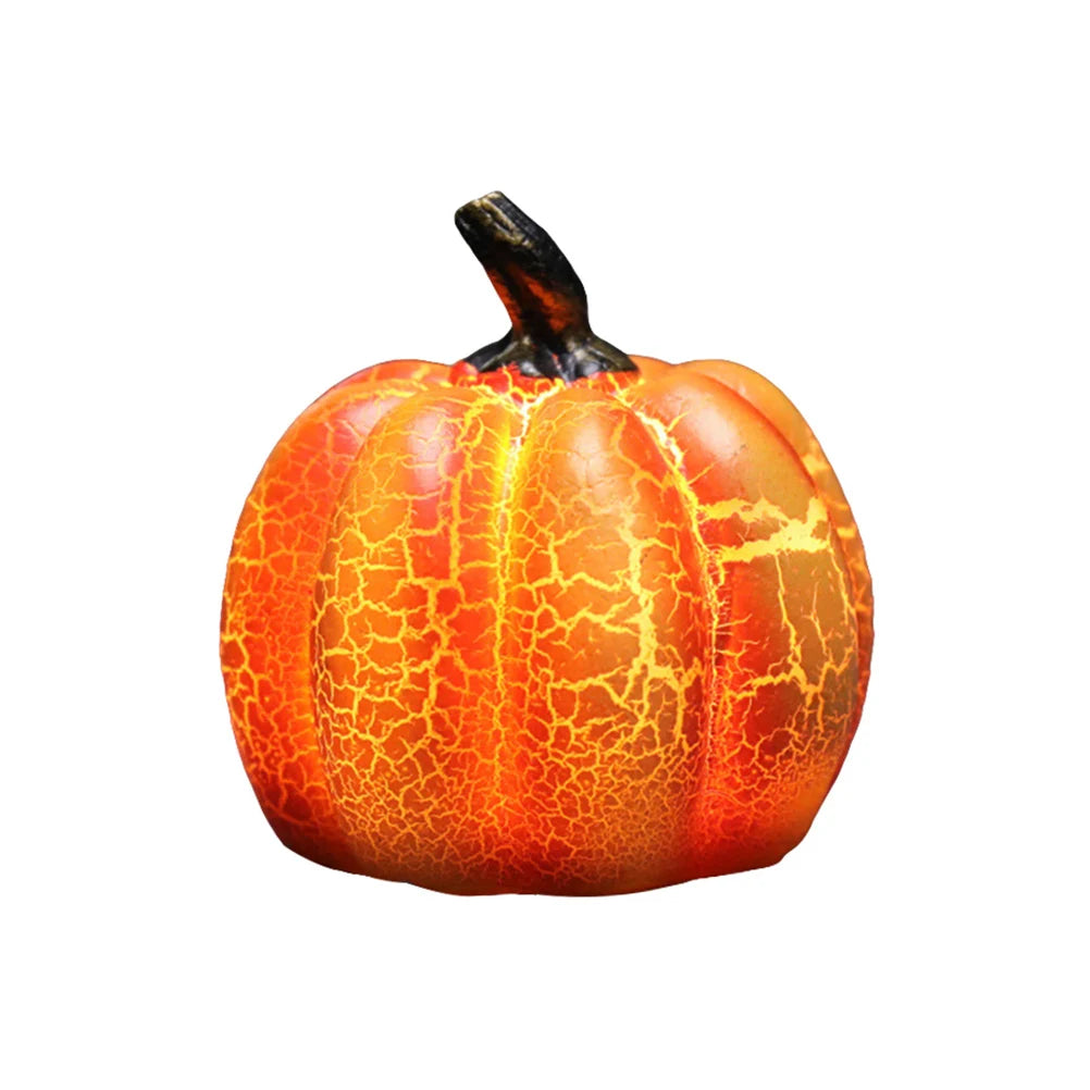 "resin halloween pumpkin with LED light inside"