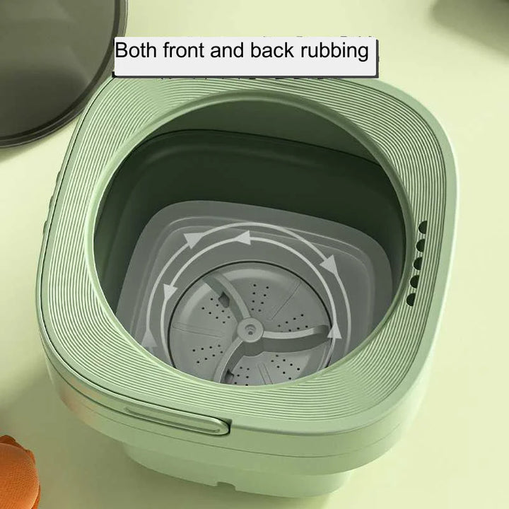 Foldable Mini Washing Machine For Socks Underwear Panties Portable Mini Washing Machine Big Capacity 3 Models With Spinning Dry