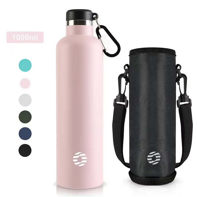 best water bottle for travel stainless steel 1000ml.