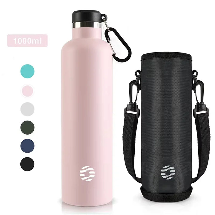 best water bottle for travel stainless steel 1000ml.