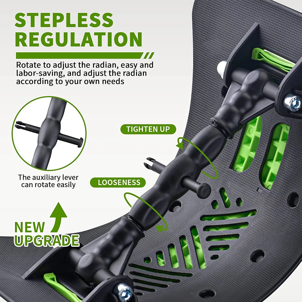 Back Stretcher,6th Generation Upgraded Back Massager,Back Cracker for Lower Back PainRelief Lumbar Support,with Magnetic Massage