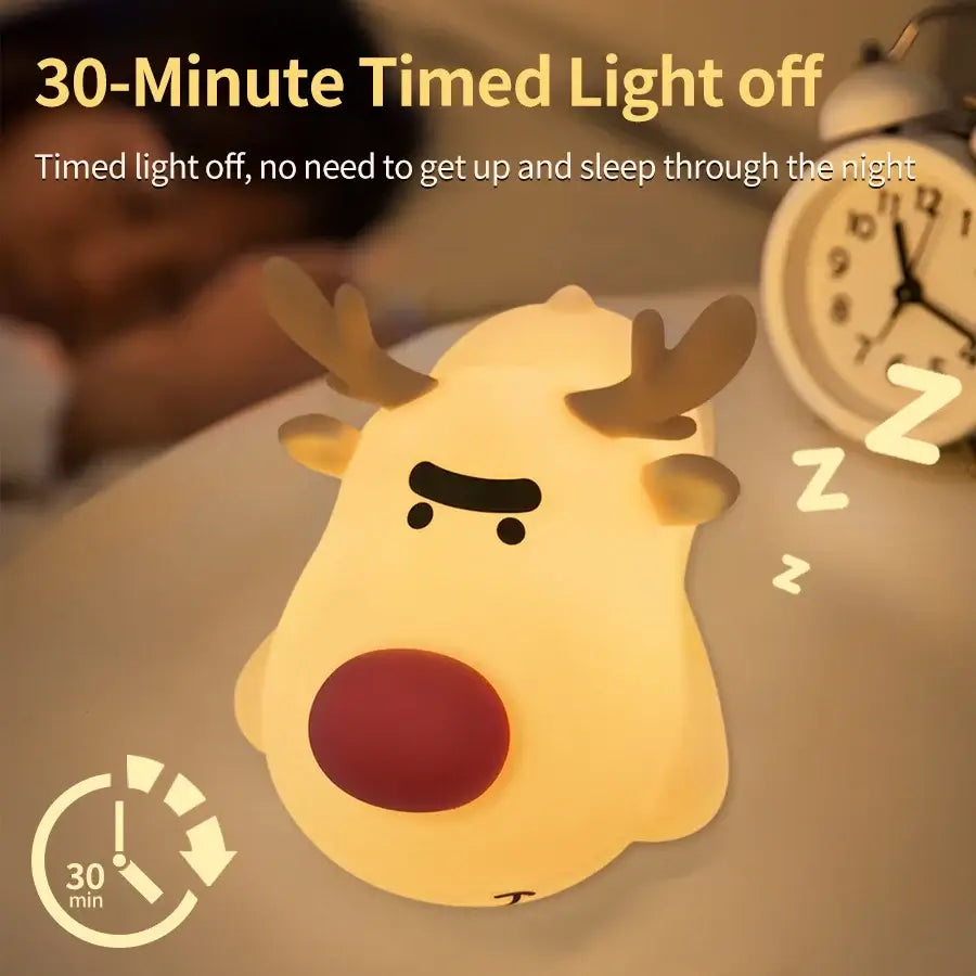 baby nursery mushroom LED night lamp