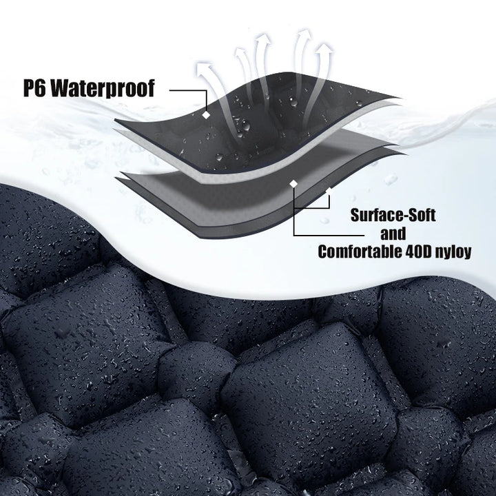 camping mattress pad designed for side sleep comfort"