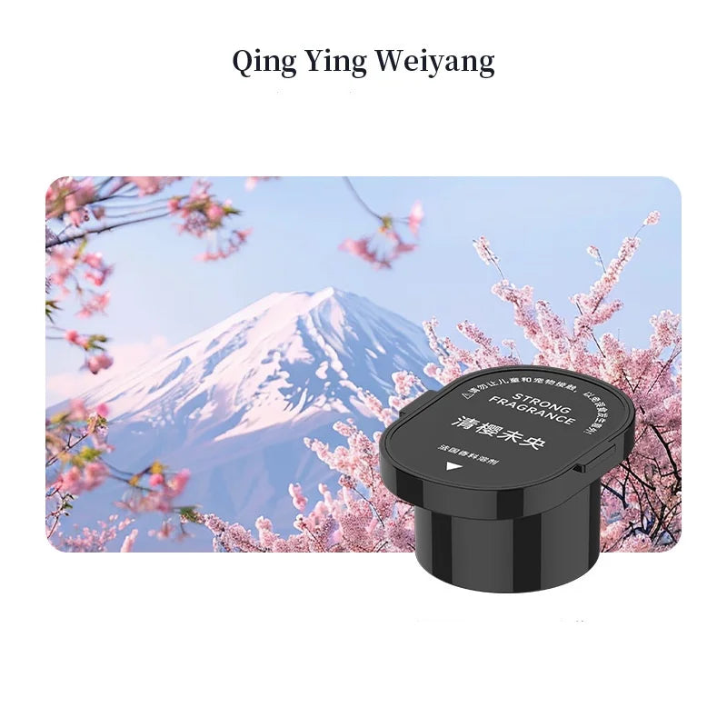 New Smart Car Air Freshener Rechargeable Car Aroma Diffuser Cloud Mist with Sound Pickup Lamp RGB Light for Automotive Interior