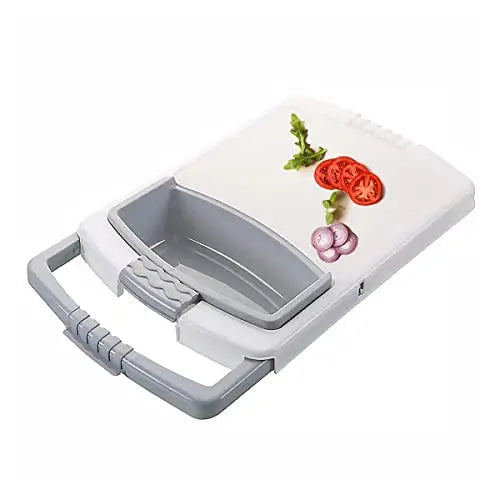 3 in 1 Kitchen Multifunction Sink Strainer Plastic Cutting Board Storage Basket Over Chopping with Containers Retractable Drain