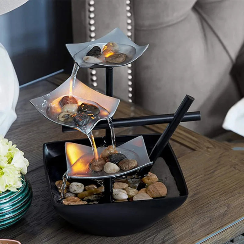 modern indoor water fountain for desktop