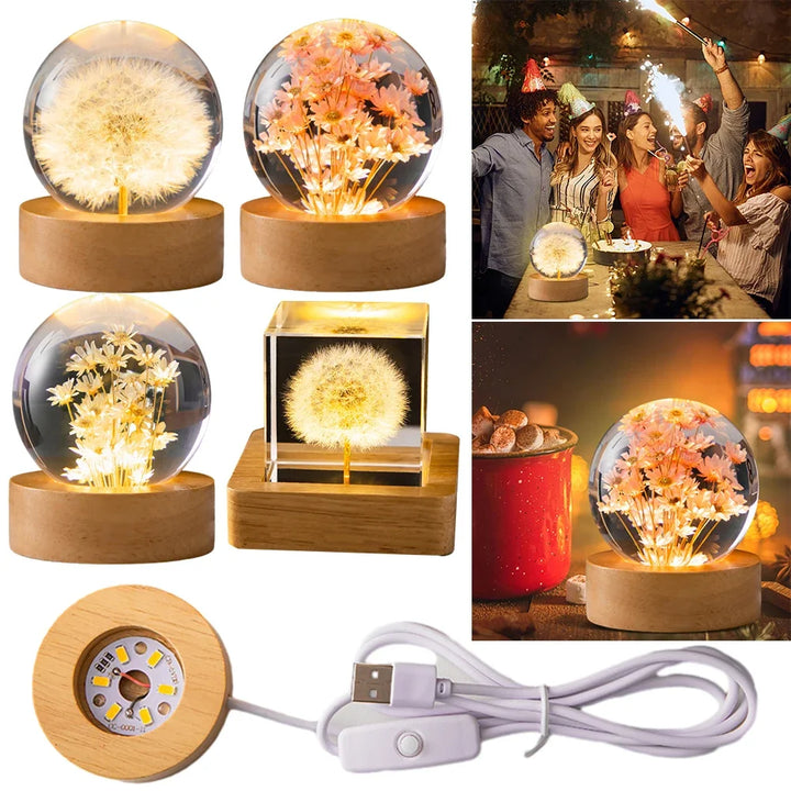 3D galaxy lamp for bedroom or desk