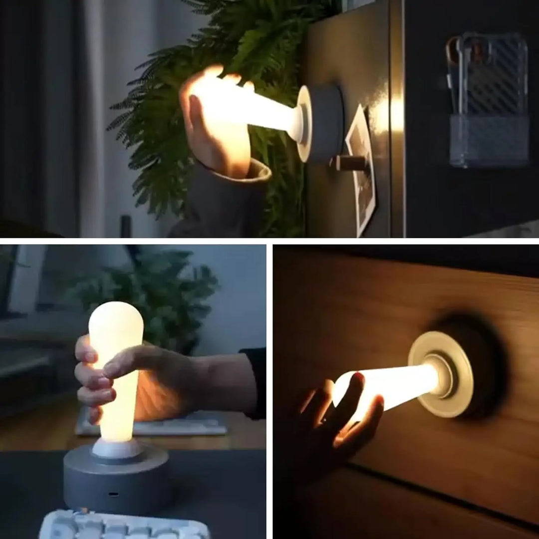 Creative Nights Light Desk Lamp Desktop Joystick Indoor Bedroom Bedside USB Atmosphere Light Room Charging LED Desk Lamps
