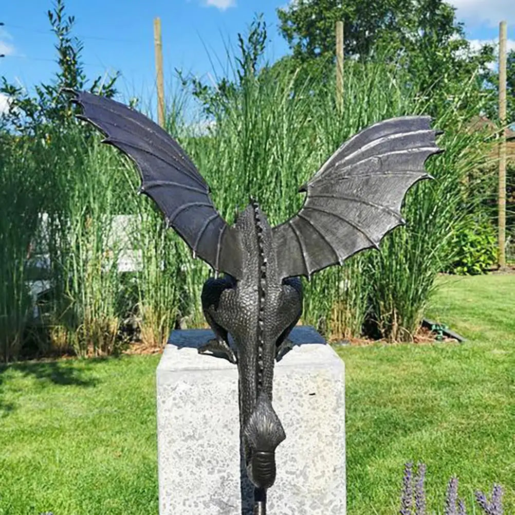 outdoor dragon fountain for patio decor